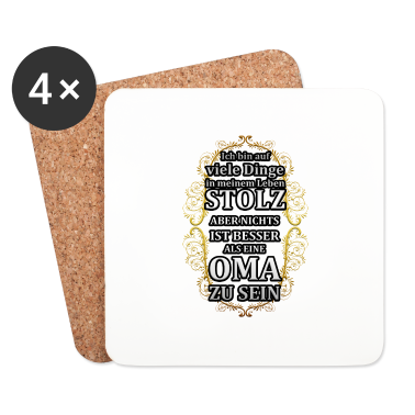Geburtstagsgeschenk Oma Untersetzer - Stolze Oma