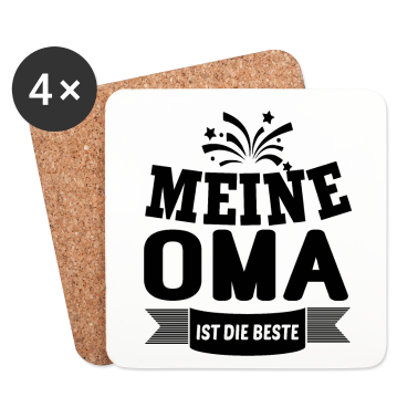 Geburtstagsgeschenk Oma Untersetzer - Meine Oma ist die Beste