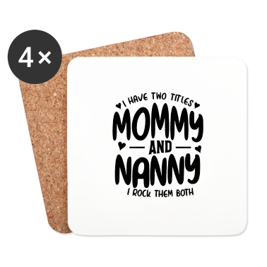 Geburtstagsgeschenk Oma Untersetzer - Mama und Oma
