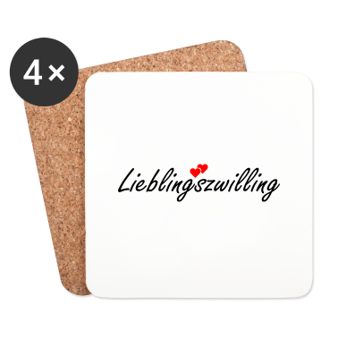 Geburtstagsgeschenk Oma Untersetzer - Lieblingszwilling Familie Oma Geschenk