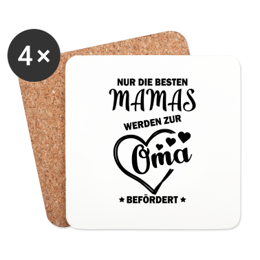 Geburtstagsgeschenk Oma Untersetzer - Mamas Oma Familie Geschenk