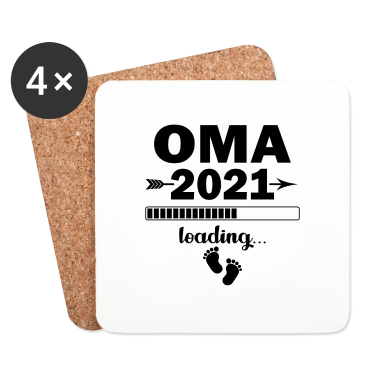 Geburtstagsgeschenk Oma Untersetzer - Oma loading Familie Geschenk