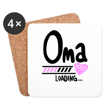 Geburtstagsgeschenk Oma Untersetzer - Oma Loading 2022