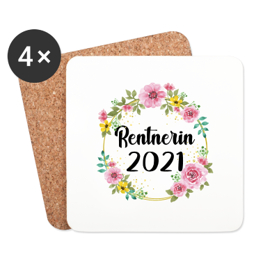 Geburtstagsgeschenk Oma Untersetzer - Rentnerin Oma Familie Geschenk