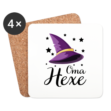 Geburtstagsgeschenk Oma Untersetzer - Oma Hexe Geschenk Familie