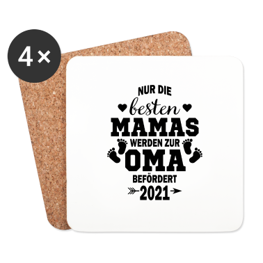 Geburtstagsgeschenk Oma Untersetzer - Mamas Oma Geschenk Familie