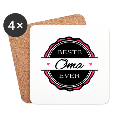 Geburtstagsgeschenk Oma Untersetzer - Beste Oma ever