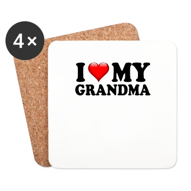 Geburtstagsgeschenk Oma Untersetzer - Ich habe meine Oma lieb