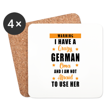 Geburtstagsgeschenk Oma Untersetzer - Oma Familie Spruch Deutschland Geschenk