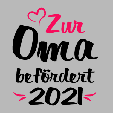Motiv Zur oma befördert Mutter Familie Geschenk
