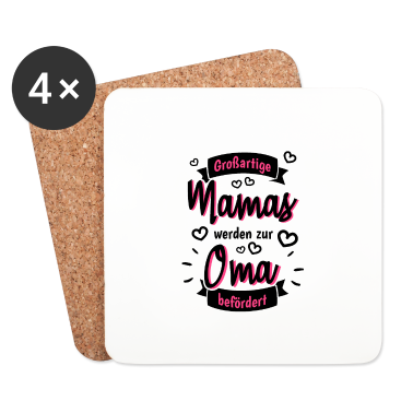 Geburtstagsgeschenk Oma Untersetzer - Großartige Mamas Mütter Oma