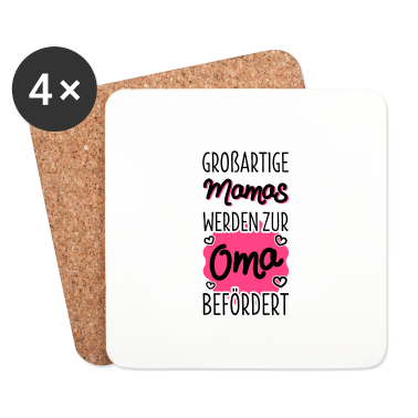 Geburtstagsgeschenk Oma Untersetzer - Großartige Mamas Mütter Oma