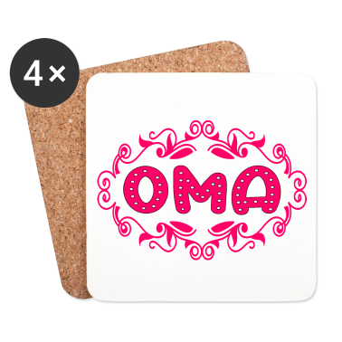 Geburtstagsgeschenk Oma Untersetzer - GESCHENKE FÜR OMA GROßMAMA WERDEN