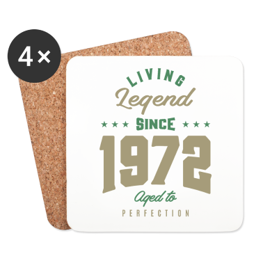 Geburtstagsgeschenk Oma Untersetzer - Legenden seit 1972 Geburtstagsgeschenk