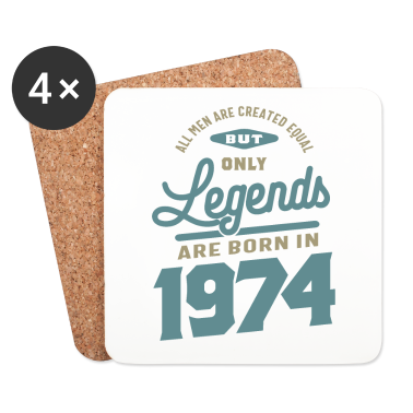 Geburtstagsgeschenk Oma Untersetzer - Legenden seit 1974 Geburtstagsgeschenk