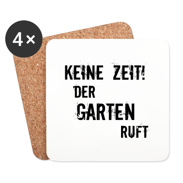 Geburtstagsgeschenk Oma Untersetzer - Keine zeit der garten ruft Oma Herz Familie