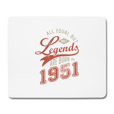 Geburtstagsgeschenk Oma Mousepad - Geburtsjahr1951 Geburtstagsgeschenk 70 Jahre