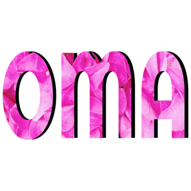 Motiv OMA BLÜTENBLAETTER DESIGN ROSA GROSSMUTTER BLUME