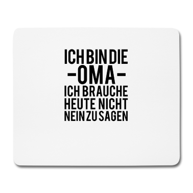 Geburtstagsgeschenk Oma Mousepad - Oma