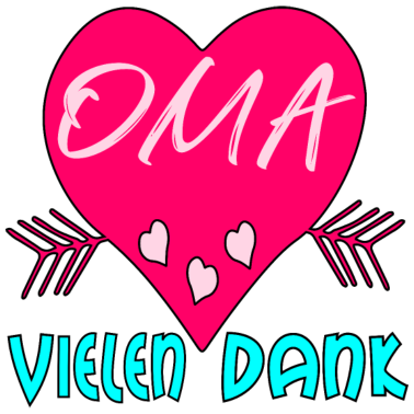 Motiv Vielen Dank OMA DANKESCHÖN