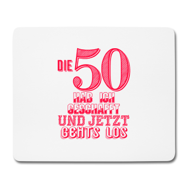 Geburtstagsgeschenk Oma Mousepad - Geburtstagsgeschenk zum 50. Geburtstag