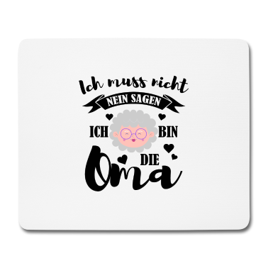 Geburtstagsgeschenk Oma Mousepad - Familie Oma Geschenk