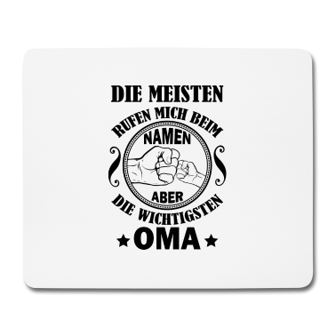 Geburtstagsgeschenk Oma Mousepad - Oma Geschenk Familie