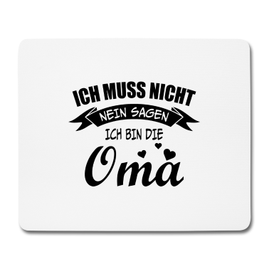 Geburtstagsgeschenk Oma Mousepad - Oma Familie Geschenk