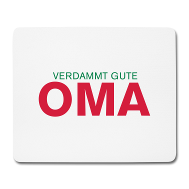 Geburtstagsgeschenk Oma Mousepad - Geschenk für Oma ( Verdammt gute Oma )