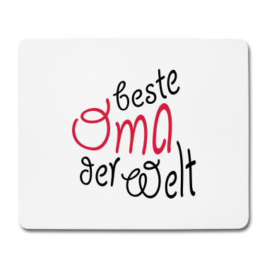 Geburtstagsgeschenk Oma Mousepad - Geschenk für Oma - Beste Oma der Welt