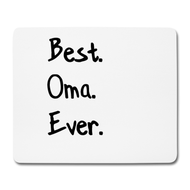 Geburtstagsgeschenk Oma Mousepad - Best oma ever
