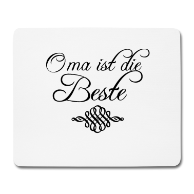 Geburtstagsgeschenk Oma Mousepad - Oma ist die Beste