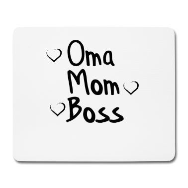 Geburtstagsgeschenk Oma Mousepad - Oma Mom boss
