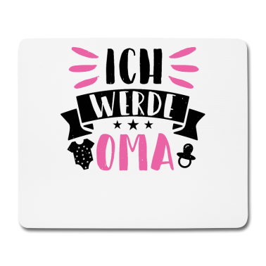 Geburtstagsgeschenk Oma Mousepad - Ich werde Oma