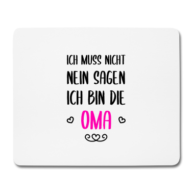 Geburtstagsgeschenk Oma Mousepad - Oma Geschenk