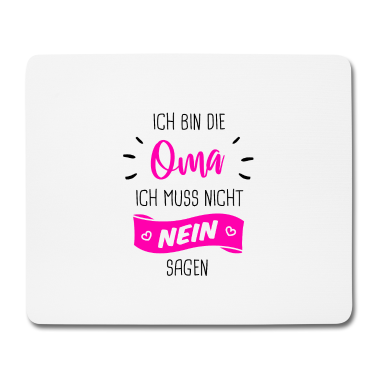 Geburtstagsgeschenk Oma Mousepad - Oma Geschenk