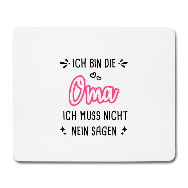 Geburtstagsgeschenk Oma Mousepad - Oma Geschenk
