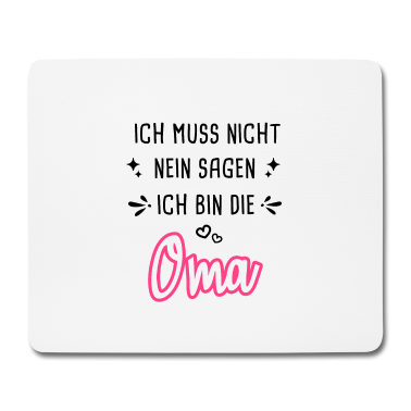 Geburtstagsgeschenk Oma Mousepad - Oma Geschenk