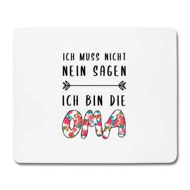 Geburtstagsgeschenk Oma Mousepad - Oma Geschenk