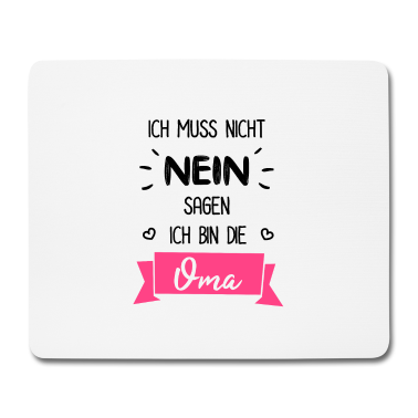 Geburtstagsgeschenk Oma Mousepad - Oma Geschenk