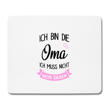 Geburtstagsgeschenk Oma Mousepad - Oma Geschenk