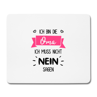 Geburtstagsgeschenk Oma Mousepad - Oma Geschenk