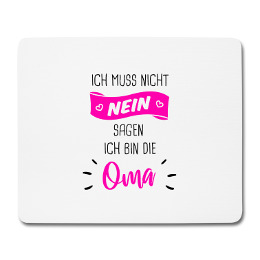 Geburtstagsgeschenk Oma Mousepad - Oma Geschenk