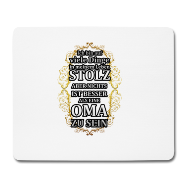 Geburtstagsgeschenk Oma Mousepad - Stolze Oma