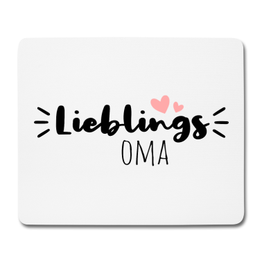 Geburtstagsgeschenk Oma Mousepad - Lieblingsoma