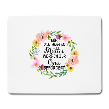 Geburtstagsgeschenk Oma Mousepad - Mütter Oma Familie Geschenk