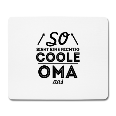 Geburtstagsgeschenk Oma Mousepad - Coole Oma Geschenk Familie