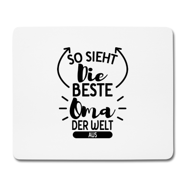 Geburtstagsgeschenk Oma Mousepad - Die beste Oma Geschenk Familie