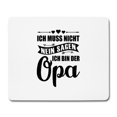 Geburtstagsgeschenk Oma Mousepad - Opa Oma Geschenk Familie