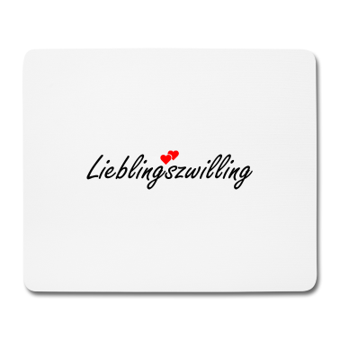 Geburtstagsgeschenk Oma Mousepad - Lieblingszwilling Familie Oma Geschenk